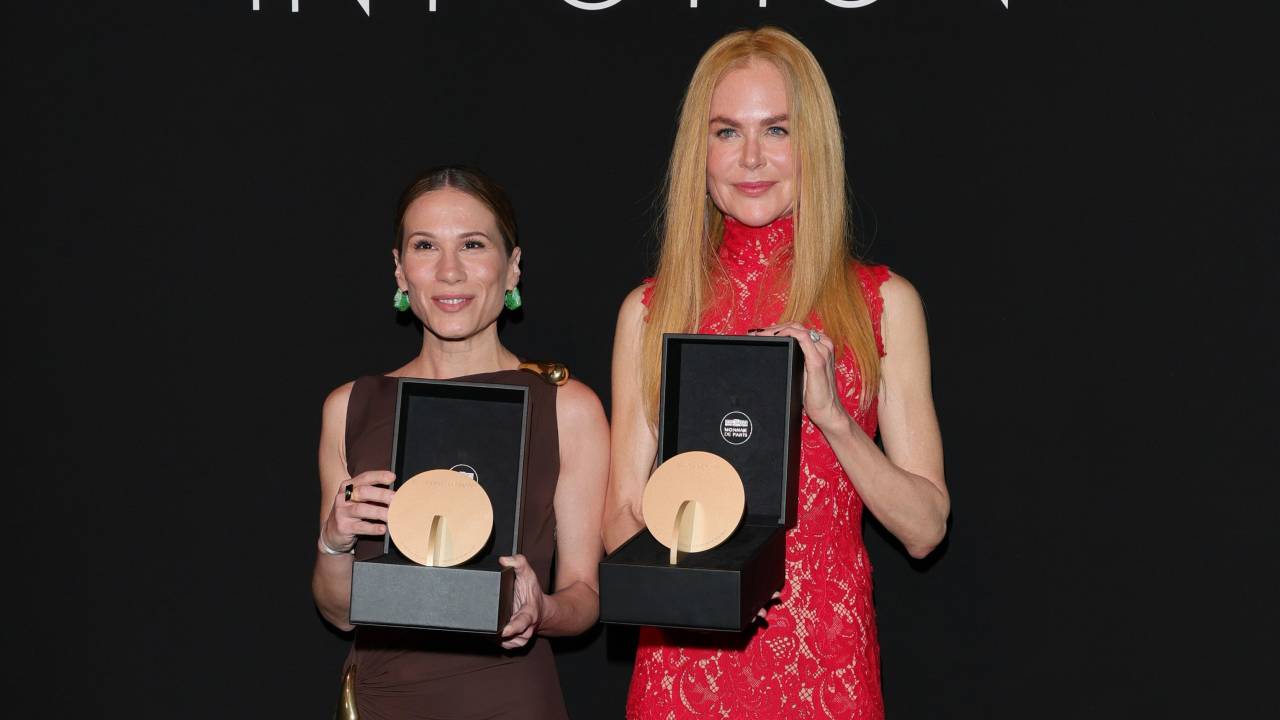 Marianna Brennand e Nicole Kidman no prêmio Women in Motion em Cannes