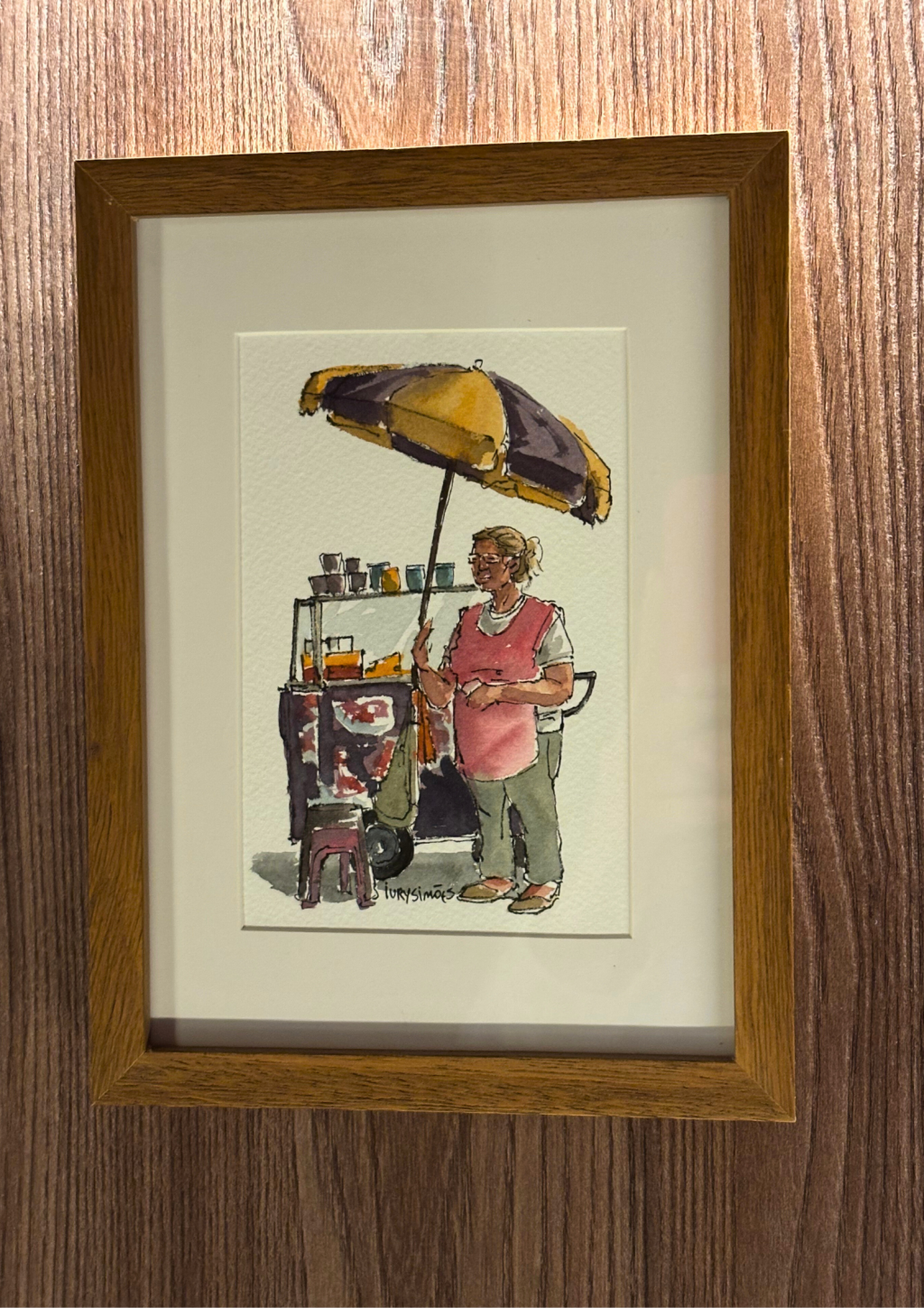 Personagem de Iury Simões no Parque da Água Branca.