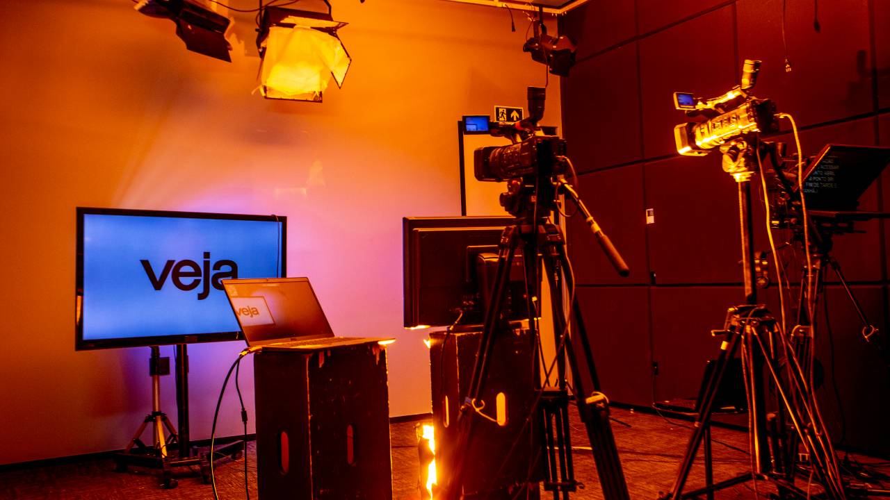 Estúdio da Veja+ na nova sede da editora Abril, em São Paulo