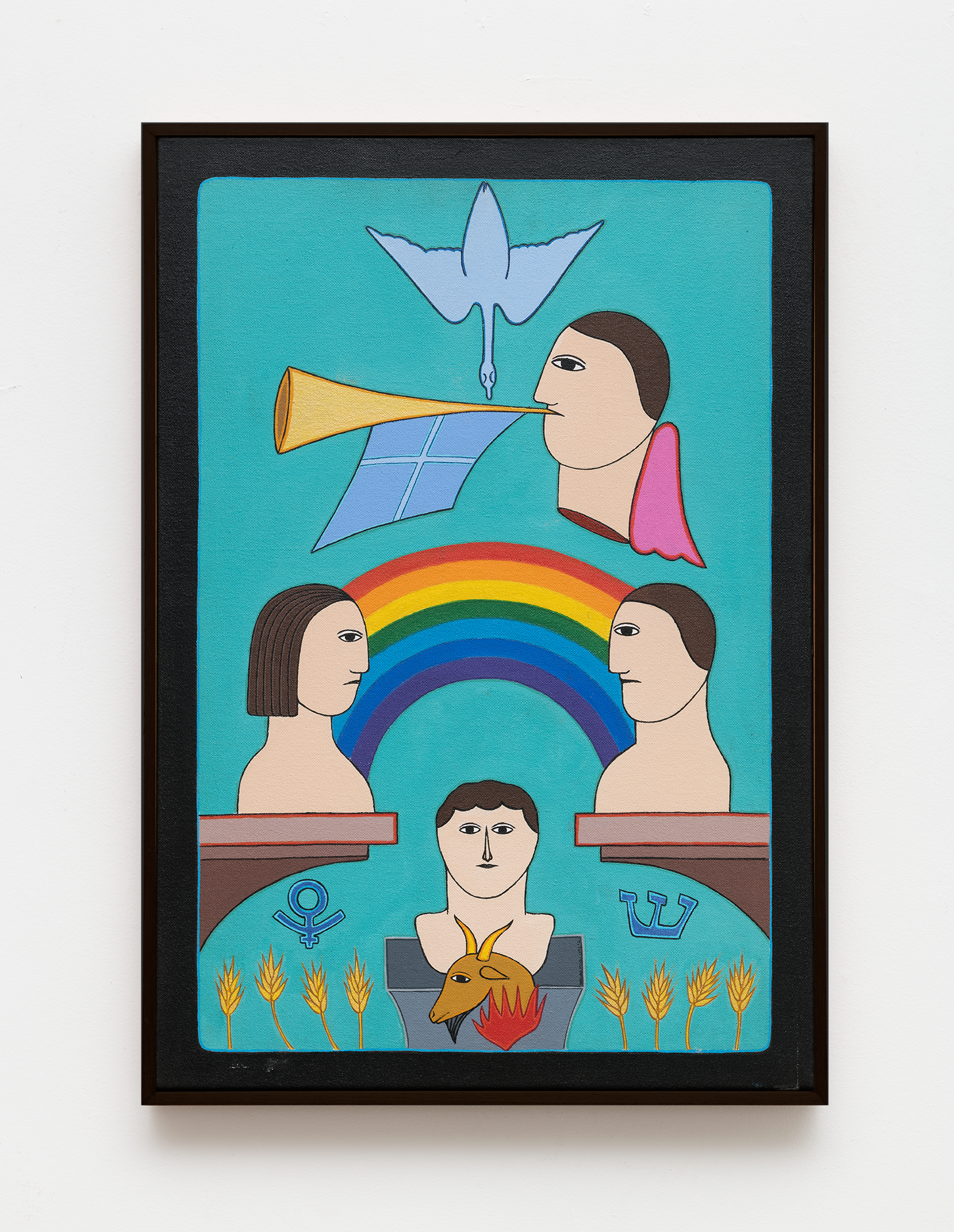 Exposição tem obras de Antonio Maia baseadas em cartas de tarô