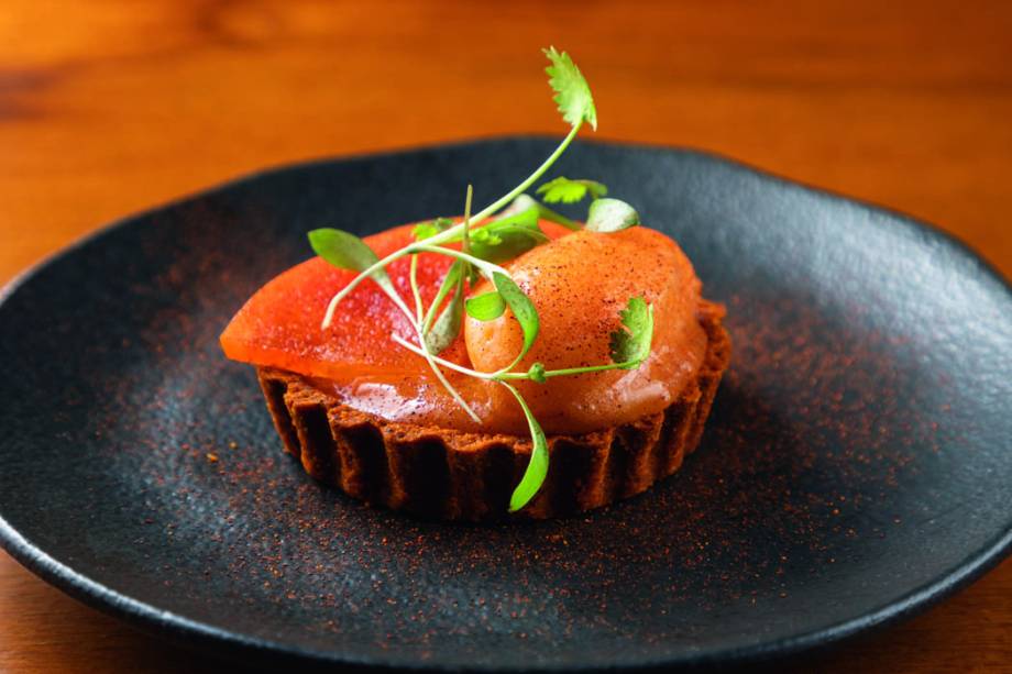 ARA Restaurante de Sobremesas: tortinha de caqui