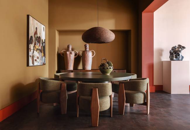 Sala de jantar no projeto de Mauricio Arruda Sala de jantar no projeto de Mauricio Arruda