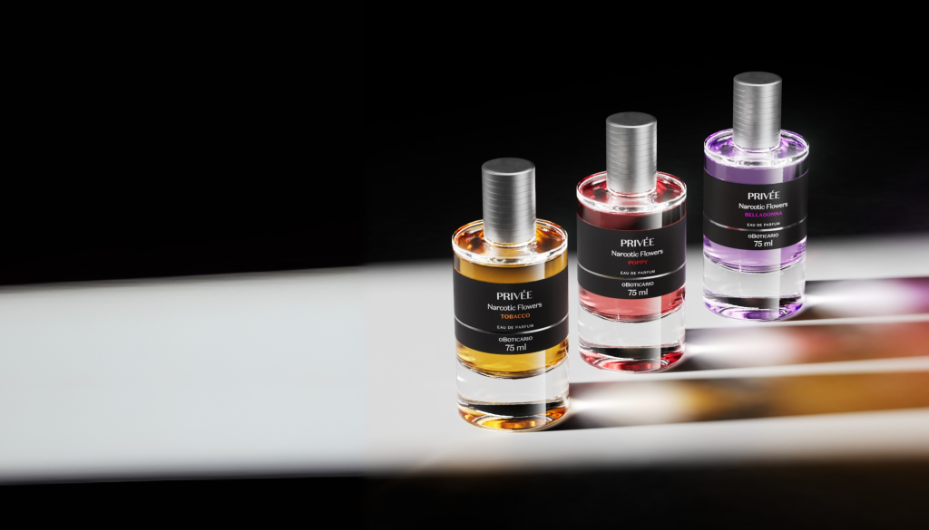 Boticário lança novas fragrâncias da linha Privée