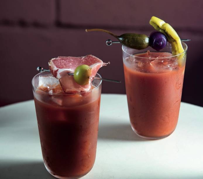 Pininha Drinques: variações do bloody mary com uísque e tequila