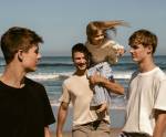Rodrigo Hilbert e os filhos em campanha do Dia dos Pais da Hering