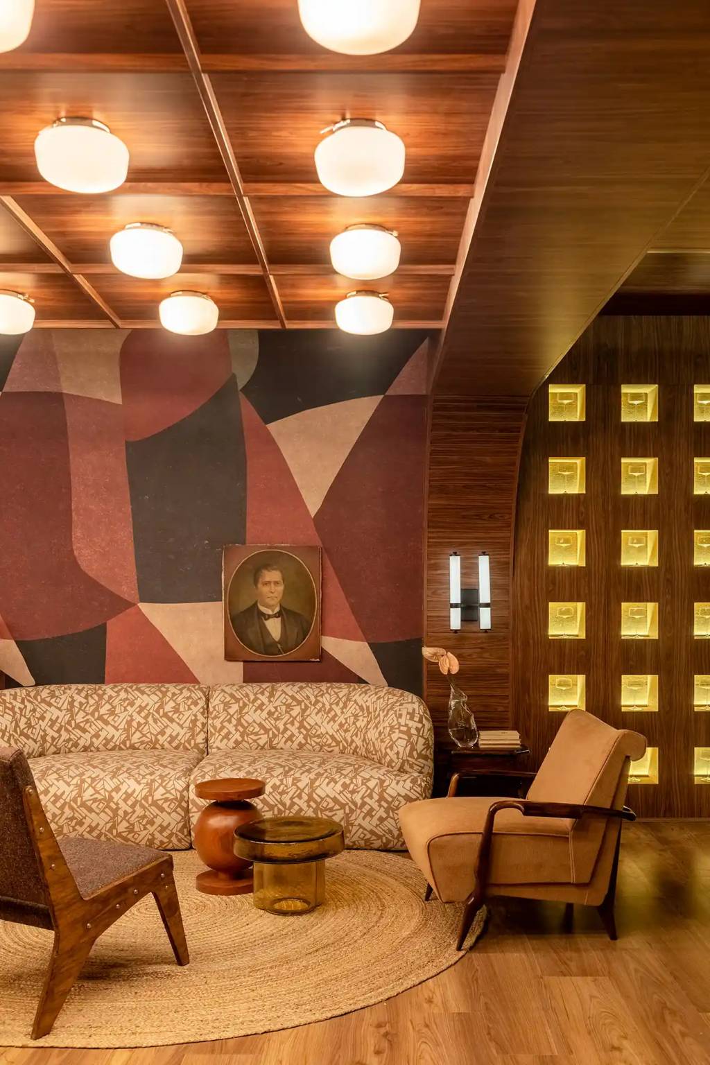 Studio Otto Felix - bar, speakeasy. Projeto da CASACOR São Paulo 2025.