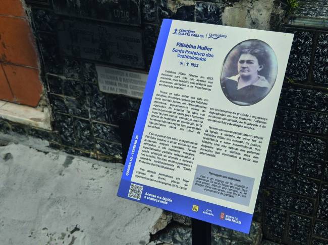 Placa de Felisbina Muller Placa de Felisbina Muller