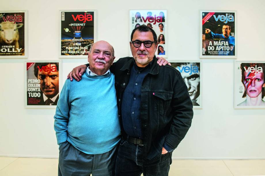 Os galeristas Peter e Ulisses Cohn Os galeristas Peter e Ulisses Cohn