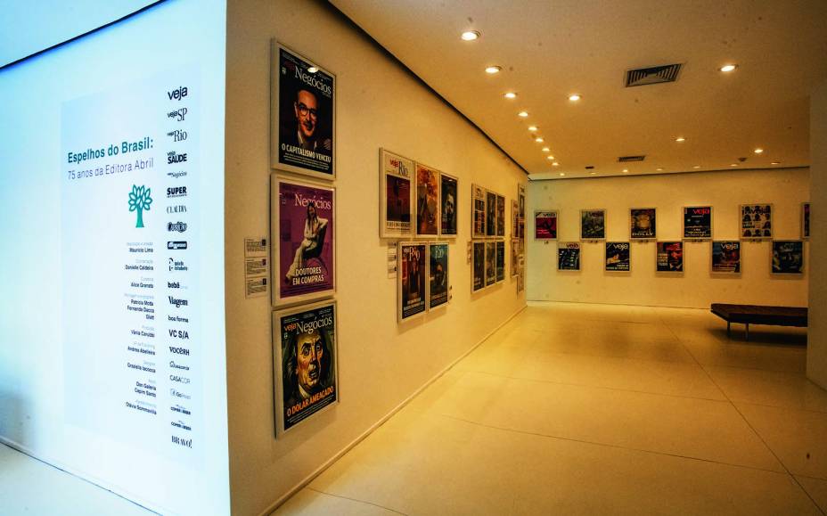 Exposição com 75 capas históricas comemora o aniversário da Editora Abril Exposição com 75 capas históricas comemora o aniversário da Editora Abril