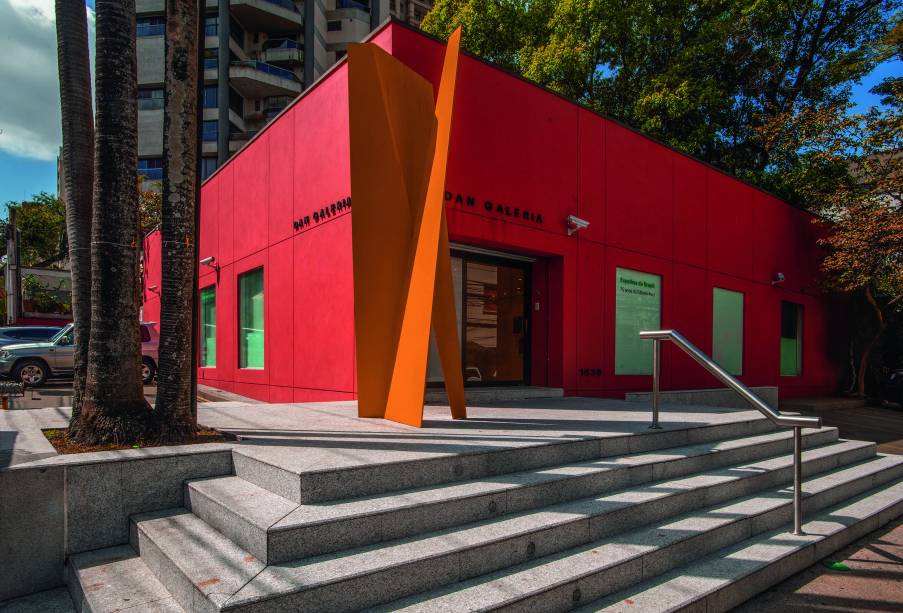 Fachada da DAN Galeria, nos Jardins: sede da mostra Fachada da DAN Galeria, nos Jardins: sede da mostra