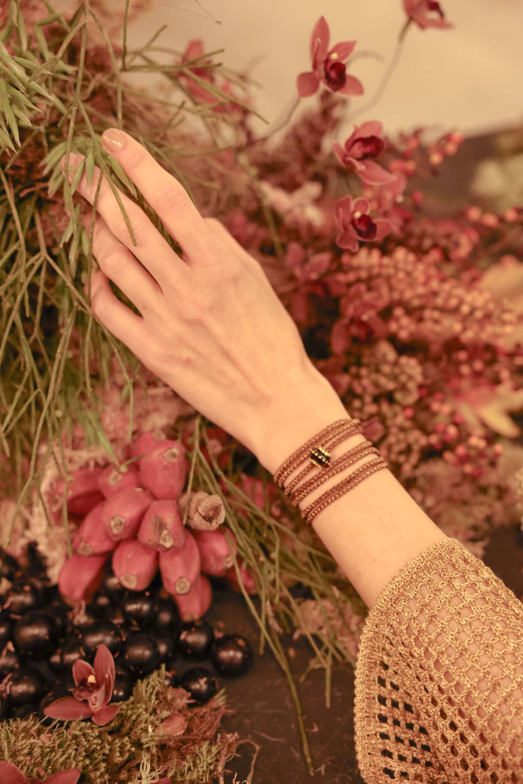 Lucia Milan expõe arranjos florais no Copan