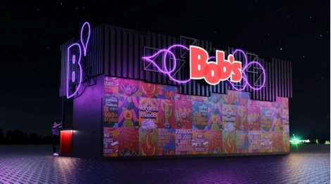 Estande do Bob’s no The Town Estande do Bob's no The Town