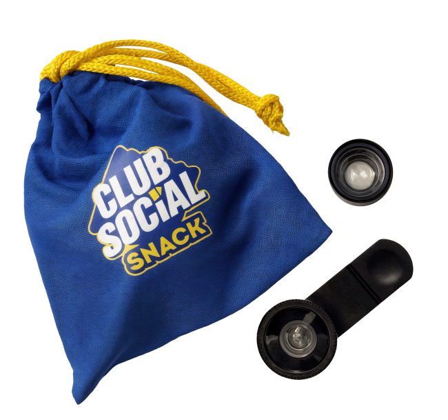 Mochila e lente fish eye do Club Social no Lollapalooza Mochila e lente fish eye do Club Social no The Town