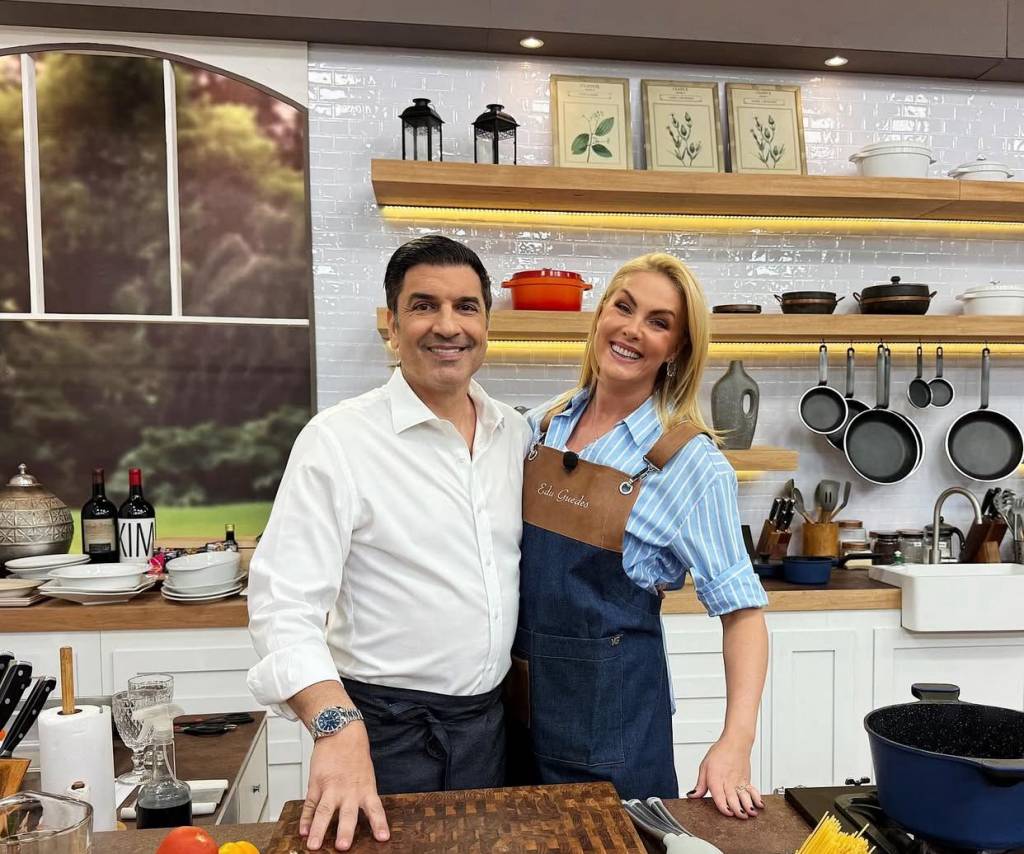 Edu Guedes volta à TV com Ana Hickmann um mês após descoberta de câncer