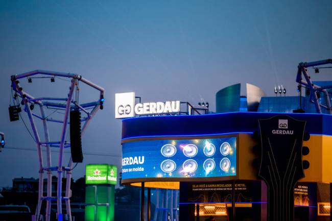 Estande da Gerdau no The Town Estande da Gerdau no The Town