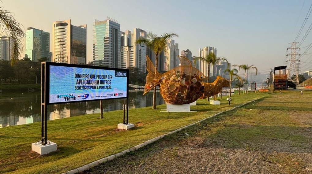 Mais de 100 mil toneladas de lixo foram retiradas do Rio Pinheiros desde 2023