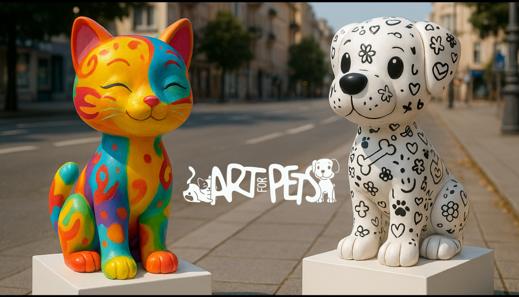 Esculturas de cães e gatos vão ocupar as ruas de SP em exposição especial