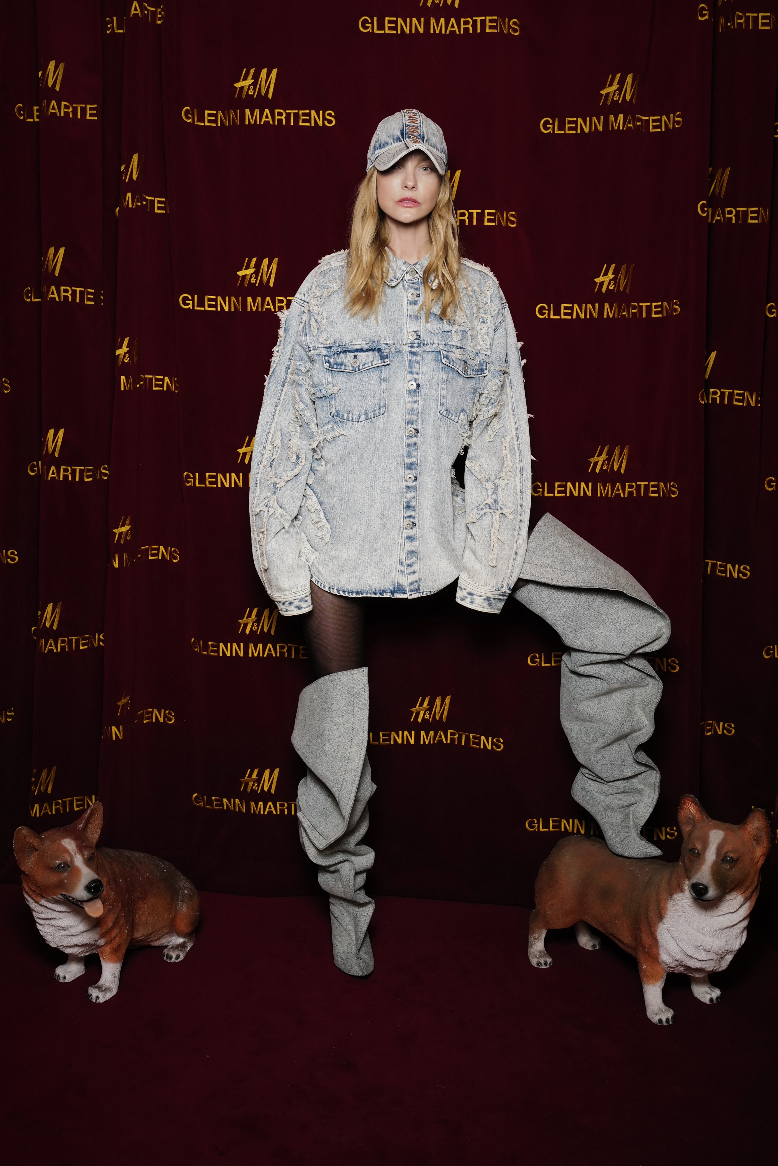 Carol Trentini em house party da H&M, em Londres