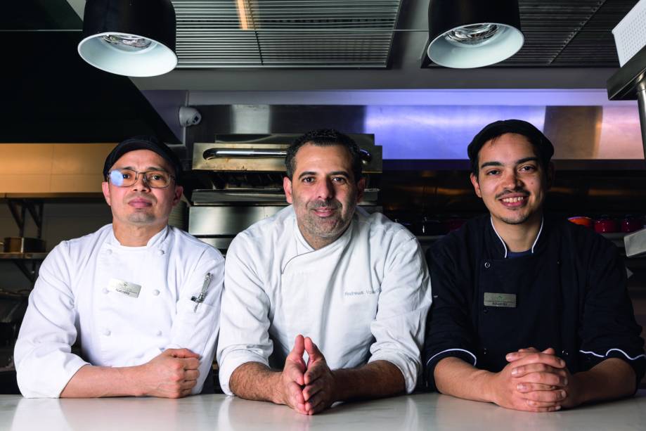 Casa Allamanda: chefs Francisco Narcelio, Andrews Valentim e Eduardo Pedrosa