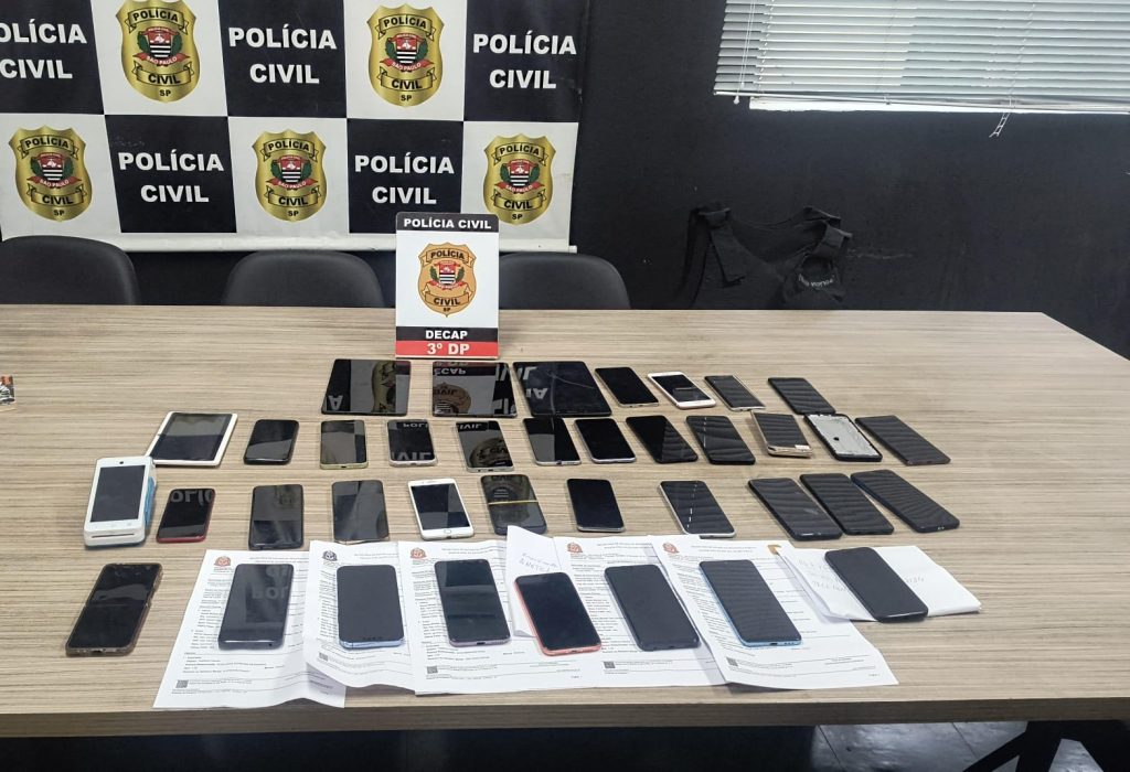 Polícia emite alerta para mil celulares roubados ou furtados no estado de SP