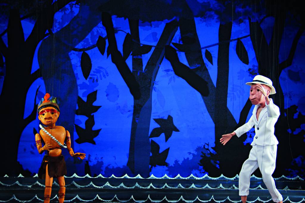Espetáculo Onheama une ópera e marionetes em fábula amazônica