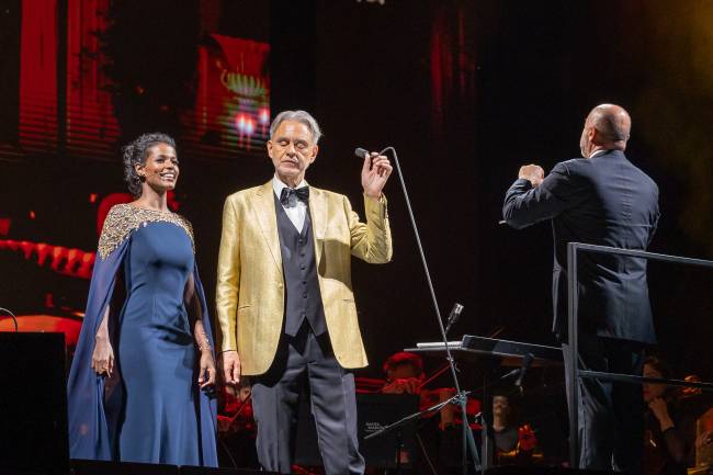 Mariam Battistelli e Andrea Bocelli