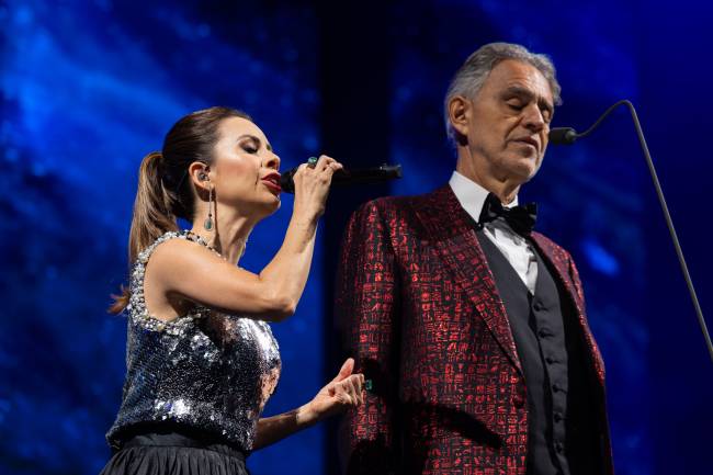 Sandy e Andrea Bocelli