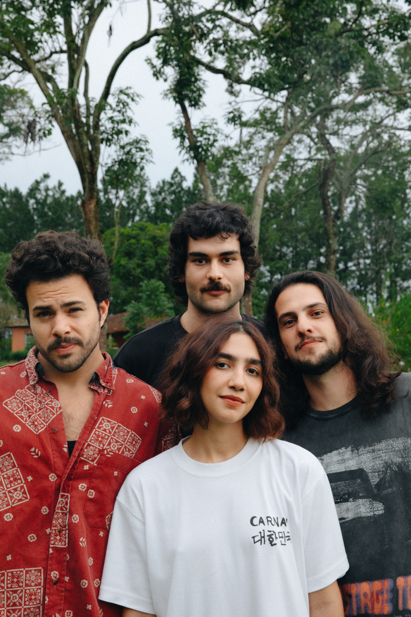 A banda Foto Em Grupo: disco foi gravado na Gargol&acirc;ndia, no interior de S&atilde;o Paulo