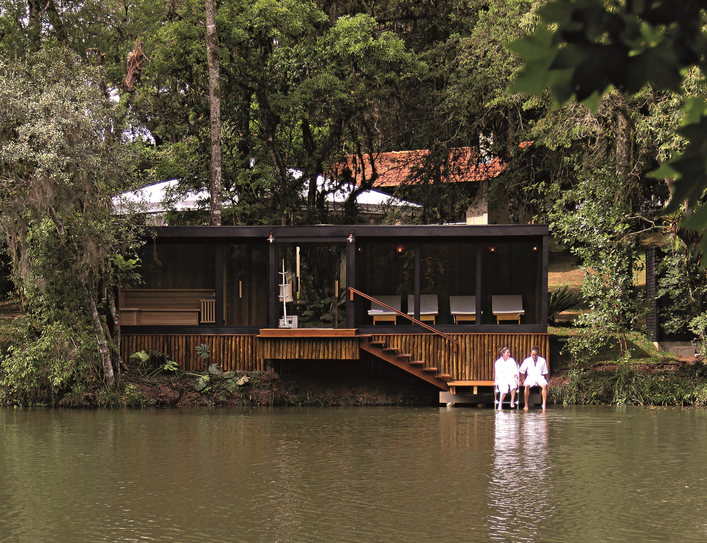 Sauna do Spa Lapinha