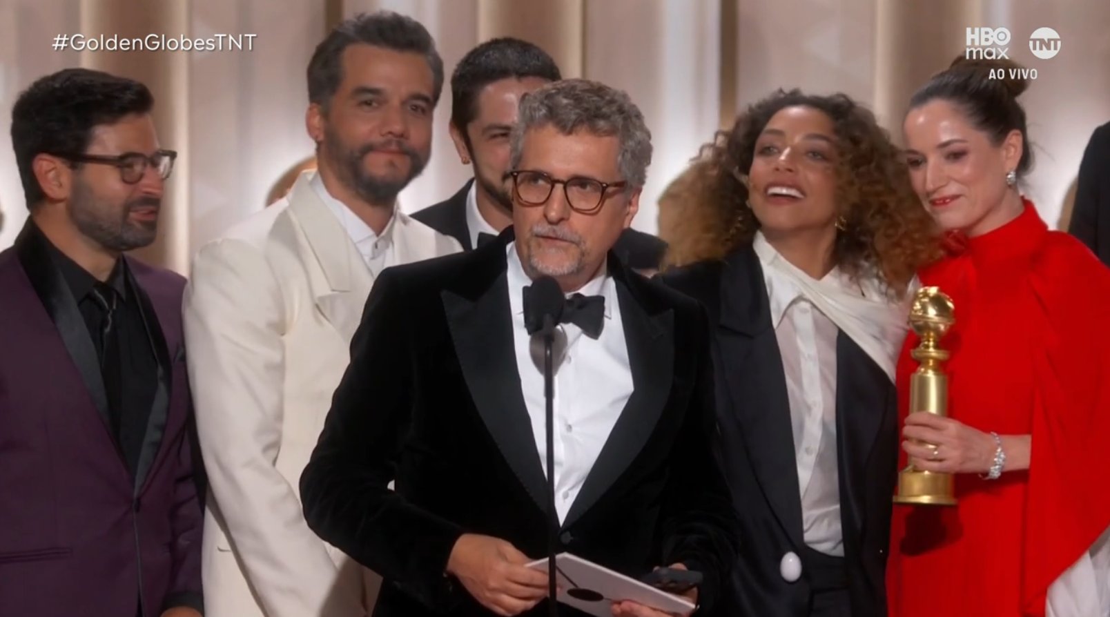 Elenco, diretor e produtora de 'O Agente Secreto'