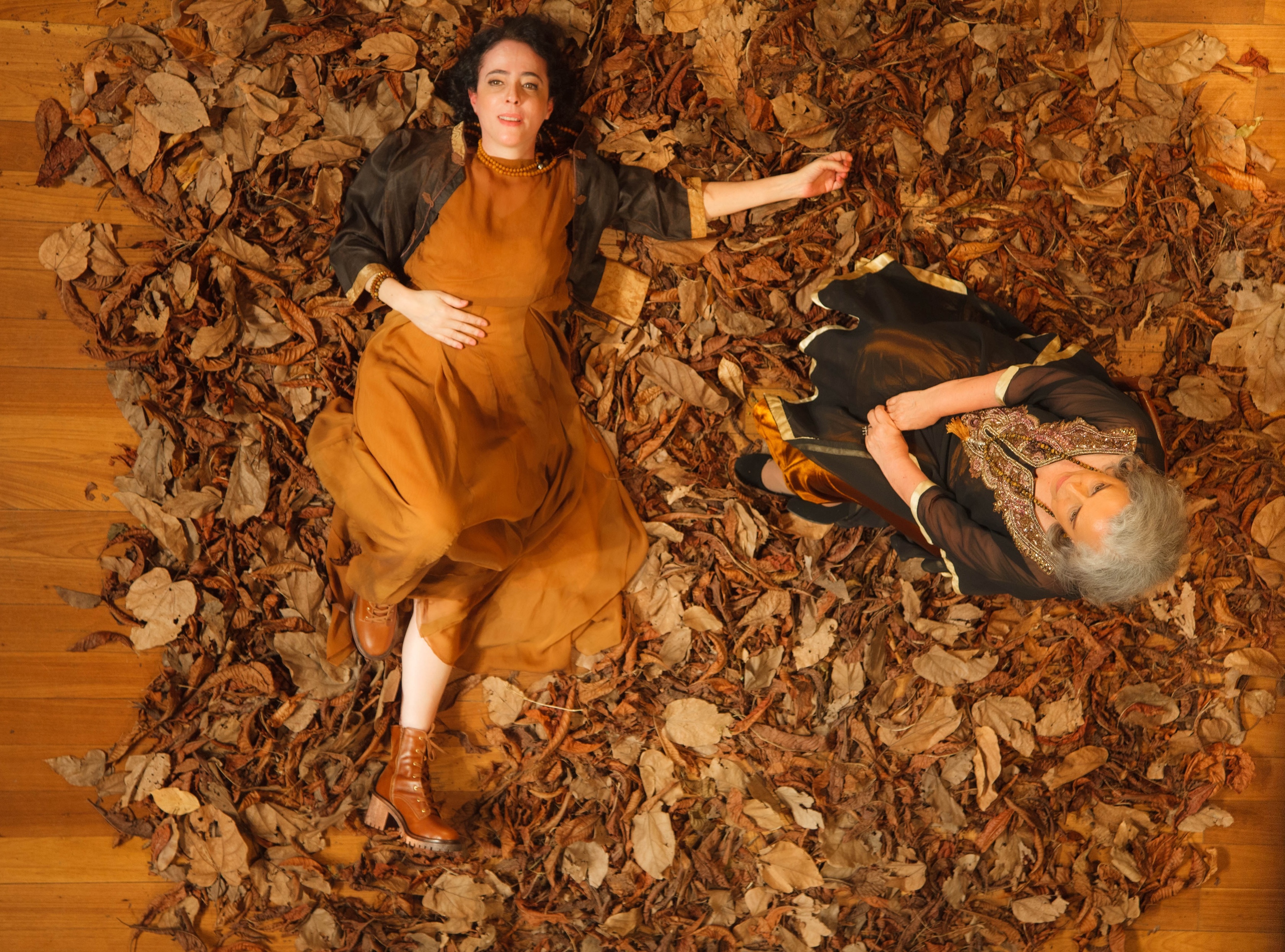 Silvia Buaque e Guida Viana em 