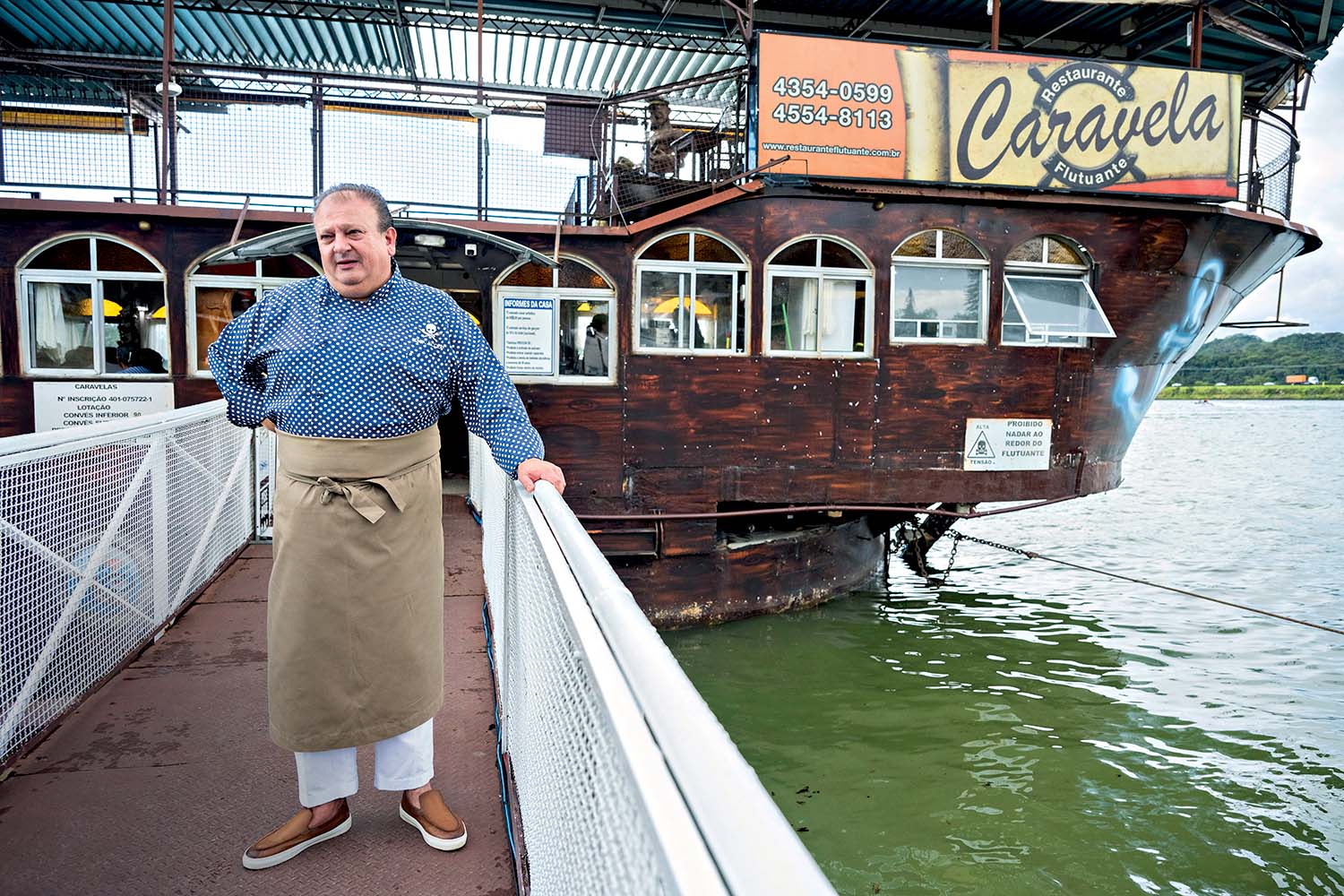 Jacquin visita o Caravelas, em São Bernardo