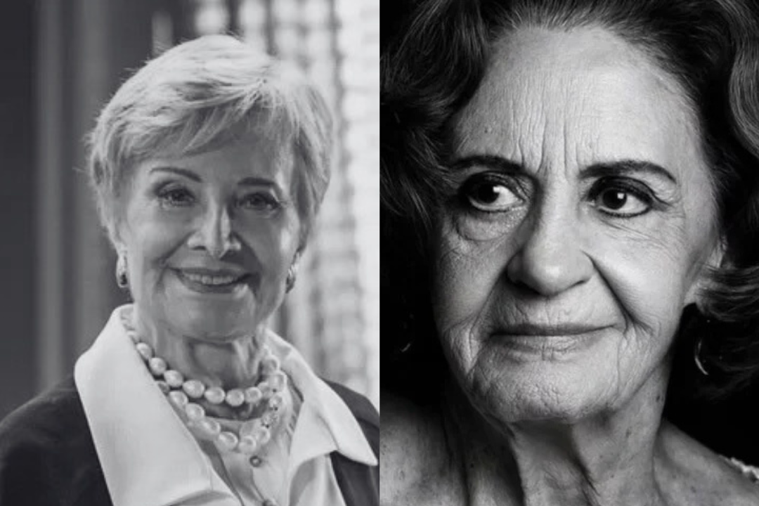 Glória Menezes e Laura Cardoso já atuaram na mesma novela e em outra produção