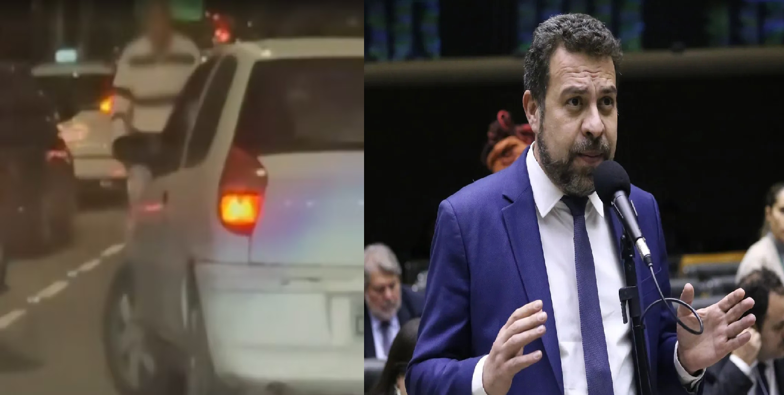 Tio de Guilherme Boulos é atropelado após discussão de trânsito na Avenida 23 de Maio